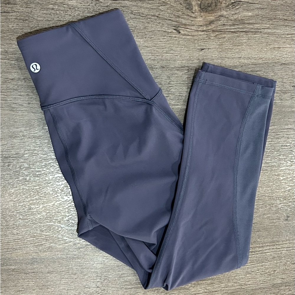 Lululemon Train Times Crop *21" Dazed W6AQMS Womens Size 4